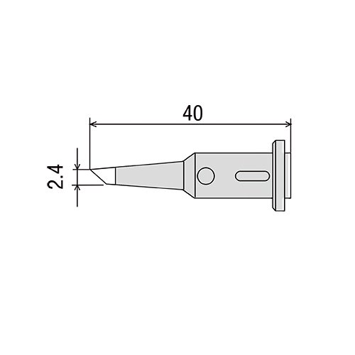 GP-501RT-2.4C жало для газового паяльника GOOT