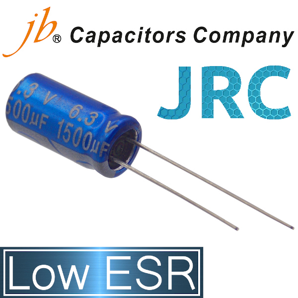 1500мкФ 6,3В (8x16) JRC Конденсатор электролитический