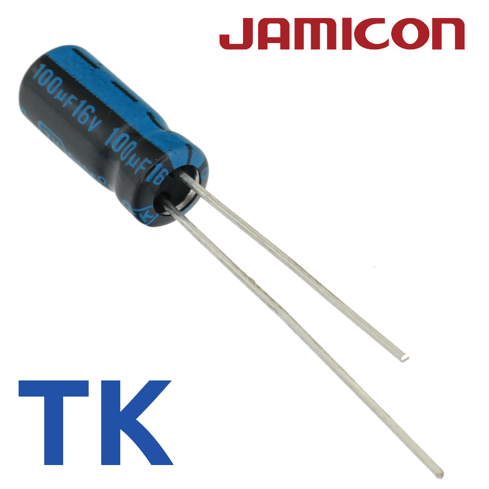 100мкФ 16В (5x11) TKR-105C Конденсатор электролитический