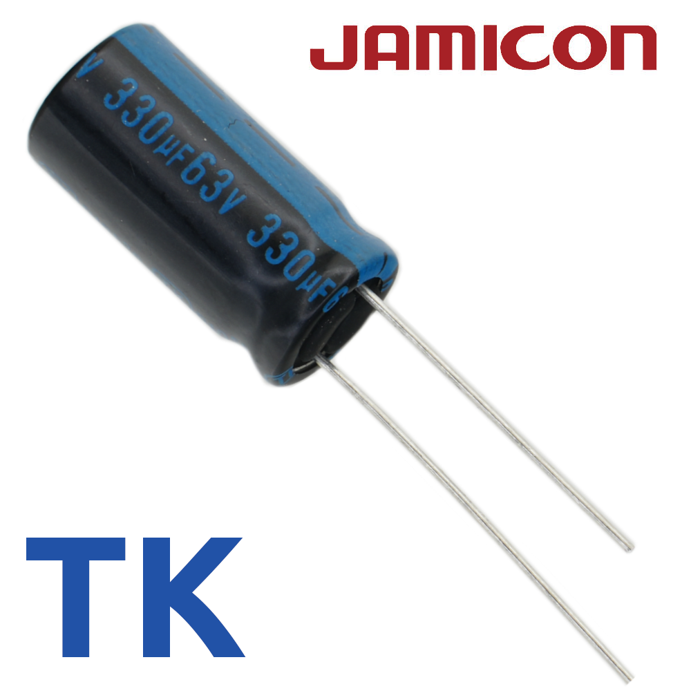 330мкФ 63В (10x21) TKR-105C Конденсатор электролитический