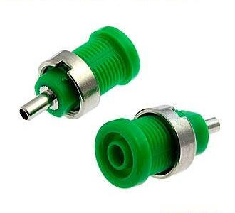 ZP014 4mm Panel-mount Socket,GREEN