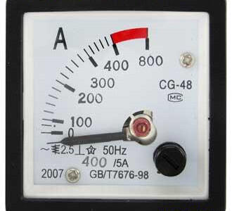 Амперметр 400/5А 50гц (48х48)