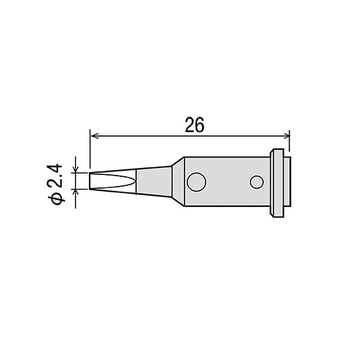 GP-510RT-2.4D жало для газового паяльника GOOT
