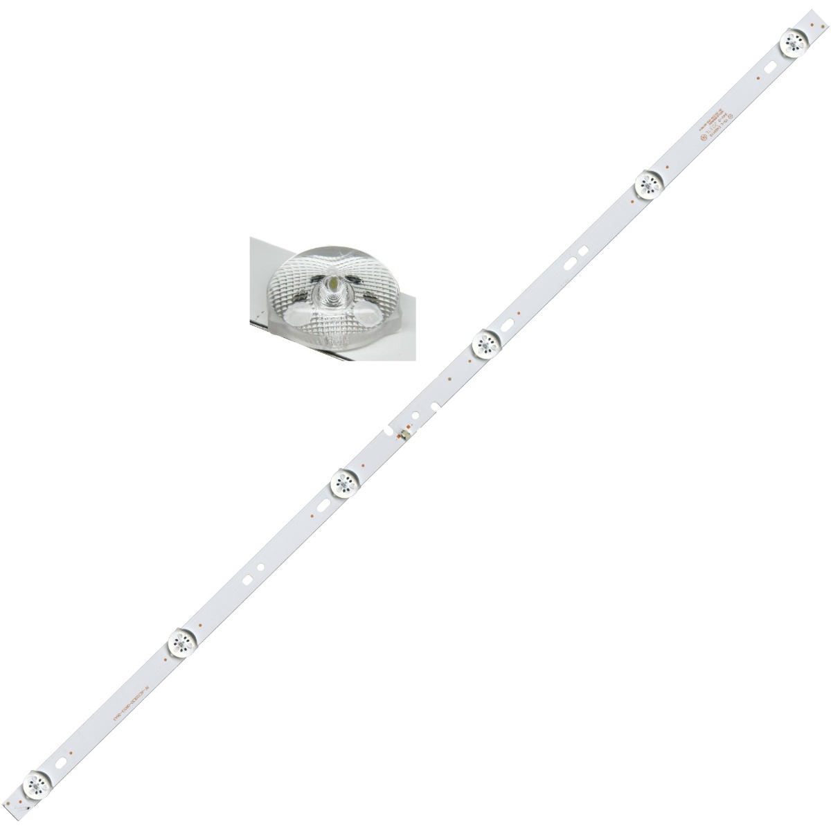 Светодиодная планка для подсветки ЖК панелей RF-AE320E30-0601S-06A3 (618 мм, 6 линз)