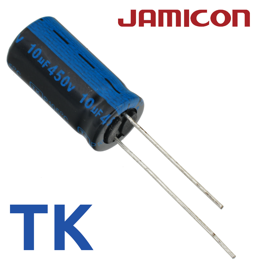 10мкФ 450В (10x20) TKR-105C Конденсатор электролитический