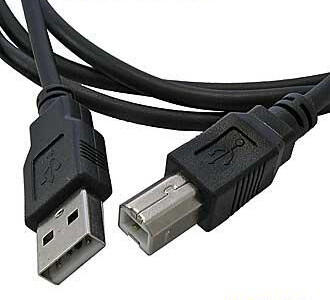 USB-B M USB-A M 1.5m black