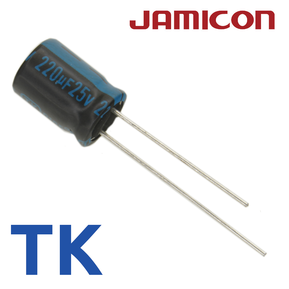 220мкФ 25В (8x11) TKR-105C Конденсатор электролитический