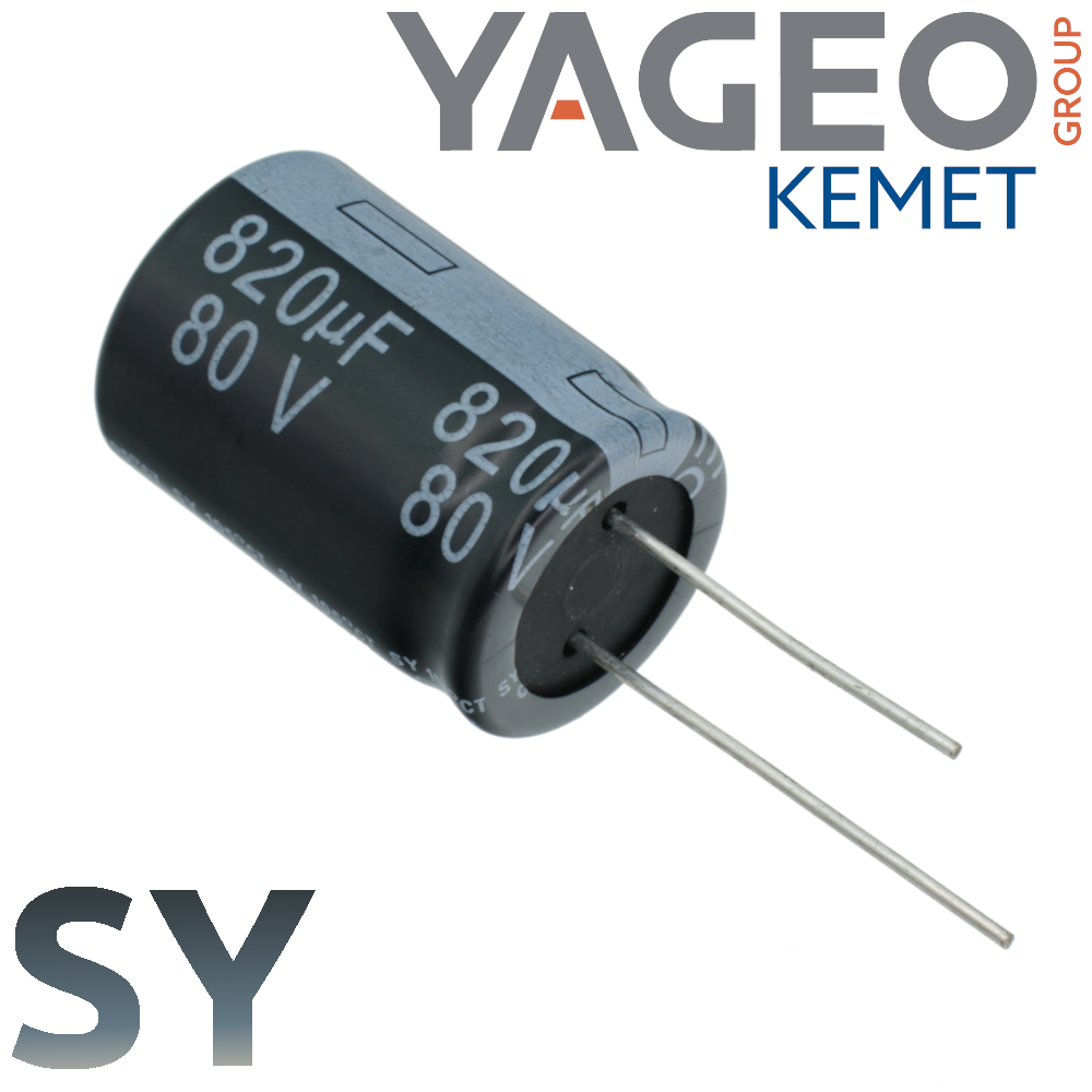 820мкФ 80В (18x25) SY Конденсатор электролитический