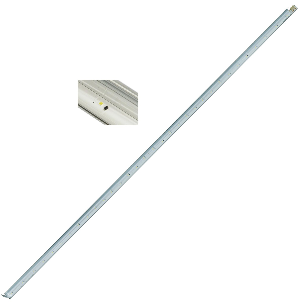 Светодиодная планка для подсветки ЖК панелей V6LF_320SM0_LED32_R0 (648мм, 32 светодиода) с отражател