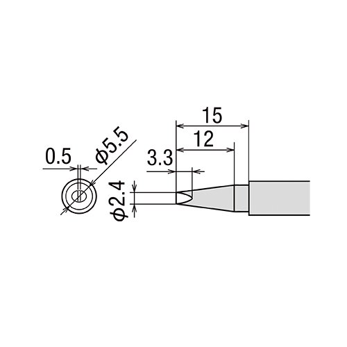 PX-2RT-2.4D жало (d7х37мм) GOOT
