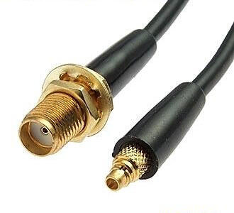 CAB MMCX-M/SMA-F RG-174U 15CM