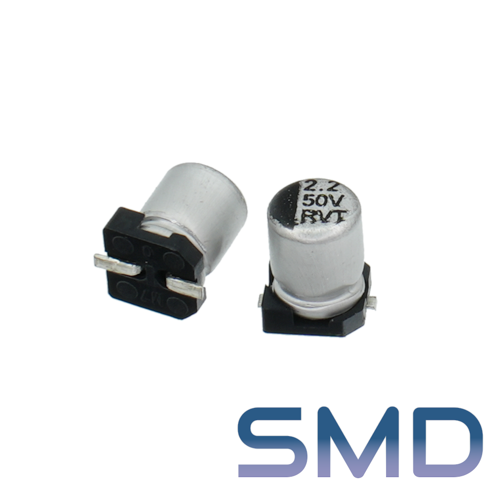 2,2мкФ 50В (4x5,5) SMD-монтаж Конденсатор электролитический