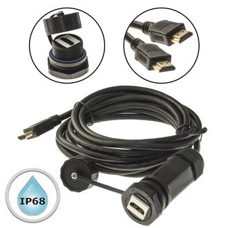 M25HDMIZ1-2.0G-2M герметичный шнур