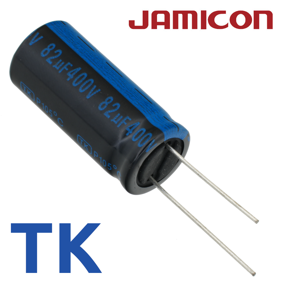 82мкФ 400В (16x35) TKR-105C Конденсатор электролитический