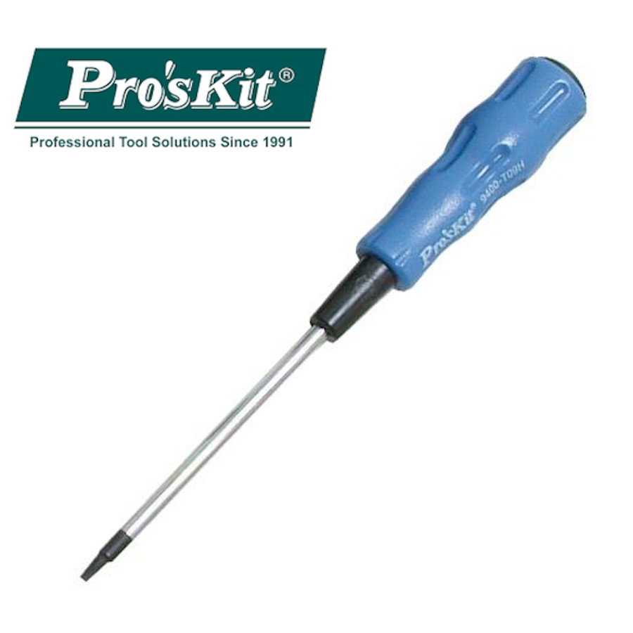 89400-T09H Pro'sKit Отвертка Pro-Soft (звезда с отв.Т9Нх90мм, 165мм)