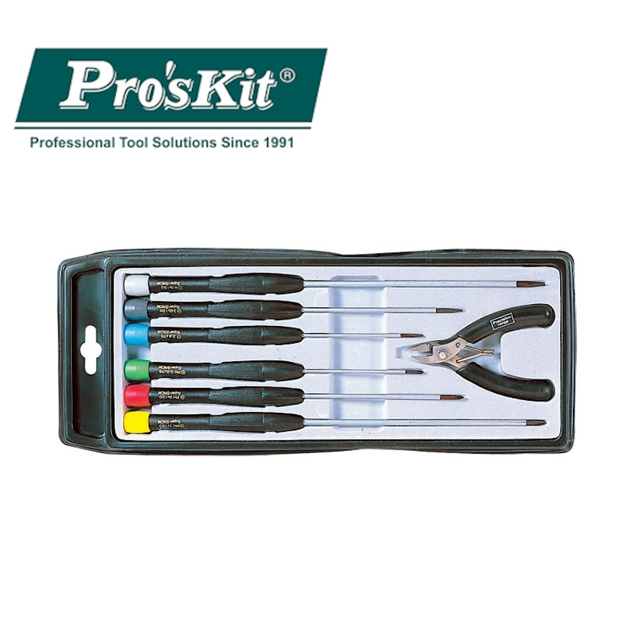 8PK-5141N Pro'sKit Набор отверток (6шт.) с кусачками*