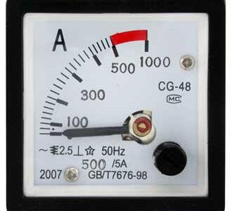 Амперметр 500/5А 50гц (48х48)