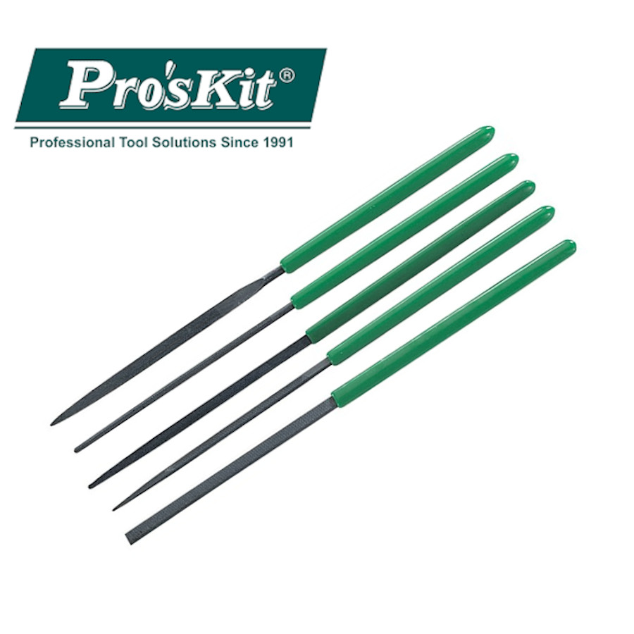 8PK-605A Pro'sKit Набор надфилей (5шт., 170мм)