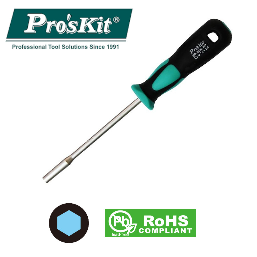 SD-2800-M7 Pro'sKit Отвертка торцевая (М7х125)