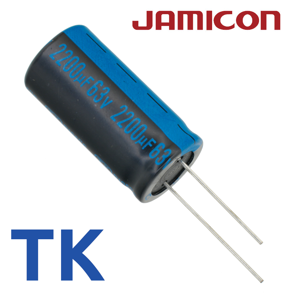 2200мкФ 63В (18x35) TKR-105C Конденсатор электролитический
