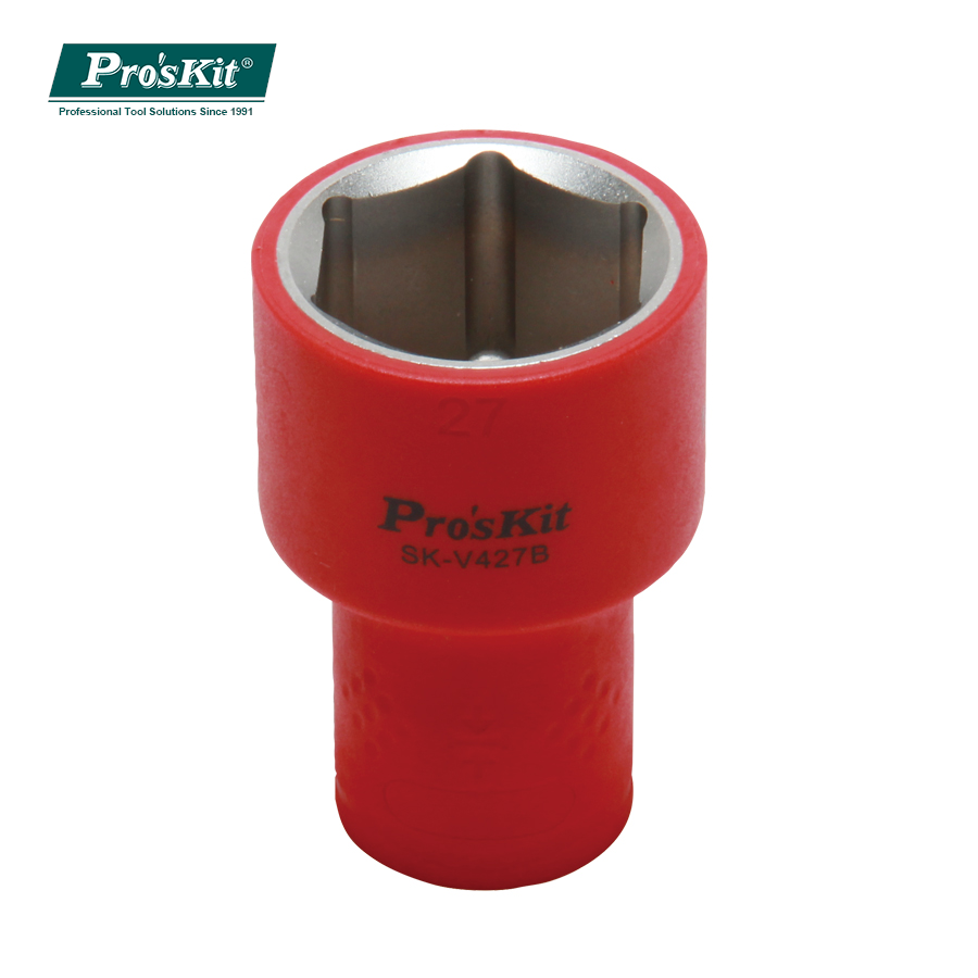 SK-V427B Pro'sKit Головка торцевая 1/2" 27х42мм 1000В
