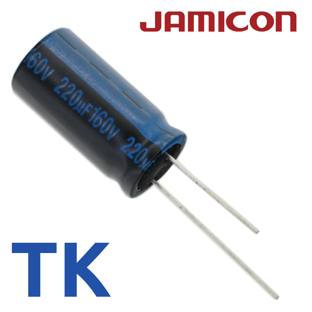 220мкФ 160В (16x31,5) TKR-105C Конденсатор электролитический
