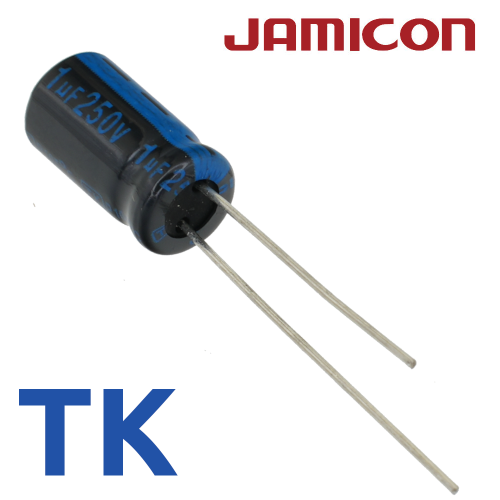 1мкФ 250В (6,3x11) TKR-105C Конденсатор электролитический