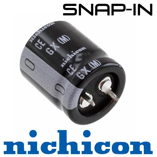 56мкФ 500В (22х25) GX-105C (5000ч.) Конденсатор электролитический Nichicon