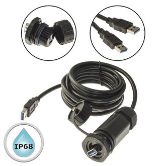 M25USBZ1-3.0G-1.5M герметичный шнур