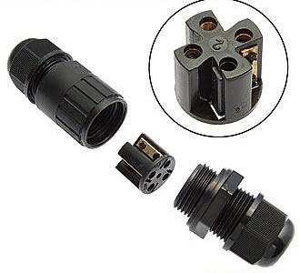 SZC-4-M20 (d=4-7mm) IP68 250V/10A герметичный разъем