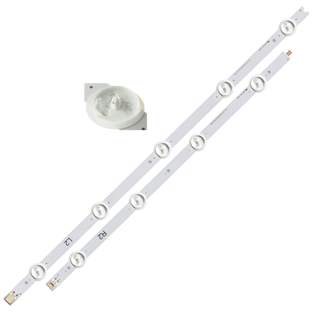 Светодиодная планка для подсветки ЖК панелей 42" V14 DRT Rev0.4 2 R2/L2 (комплект на алюминиевом осн