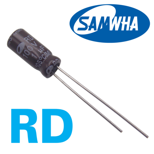 1мкФ 100В (5x11) RD-105C Конденсатор электролитический