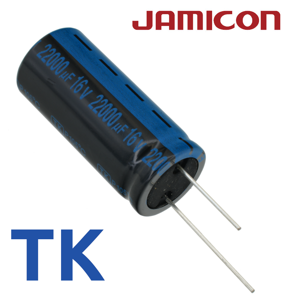 22000мкФ 16В (22x50) TKR-105C Конденсатор электролитический