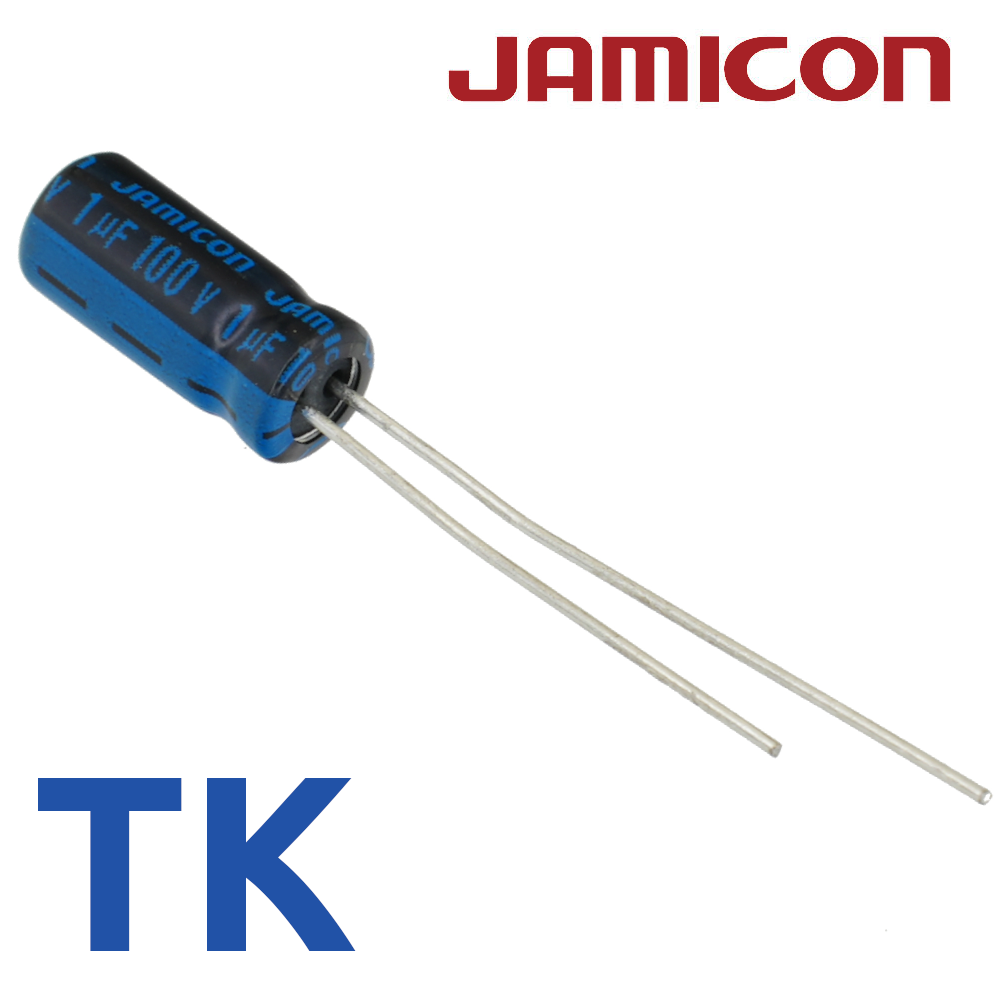 1мкФ 100В (5x11) TKR-105C Конденсатор электролитический