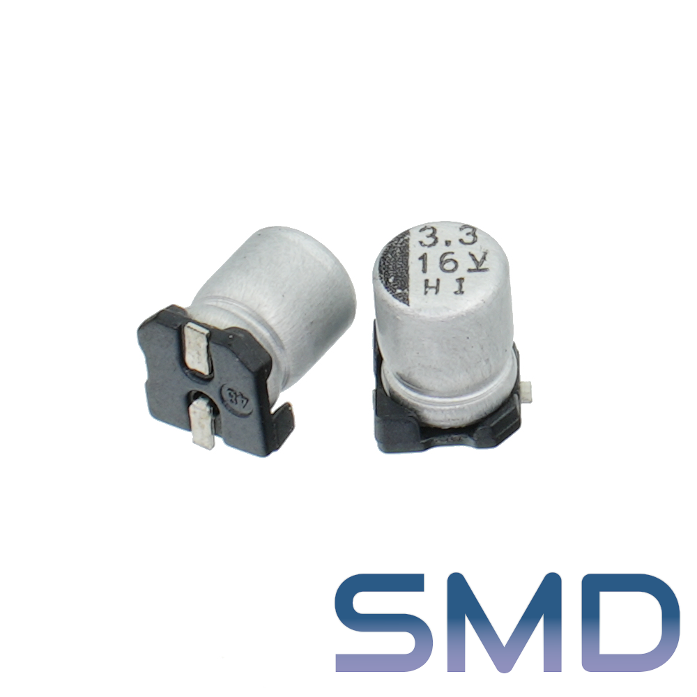 3,3мкФ 16В (4x5,5) SMD-монтаж Конденсатор электролитический