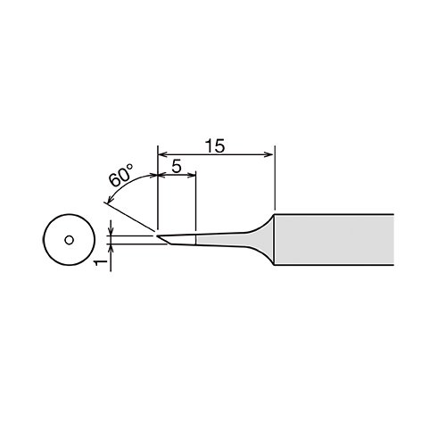 PX-60RT-1CR жало  (d6.5х26мм) GOOT