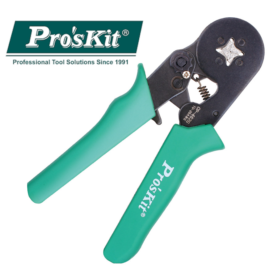 CP-462G Pro'sKit Клещи для обжима проводов (0.25-6кв.мм)