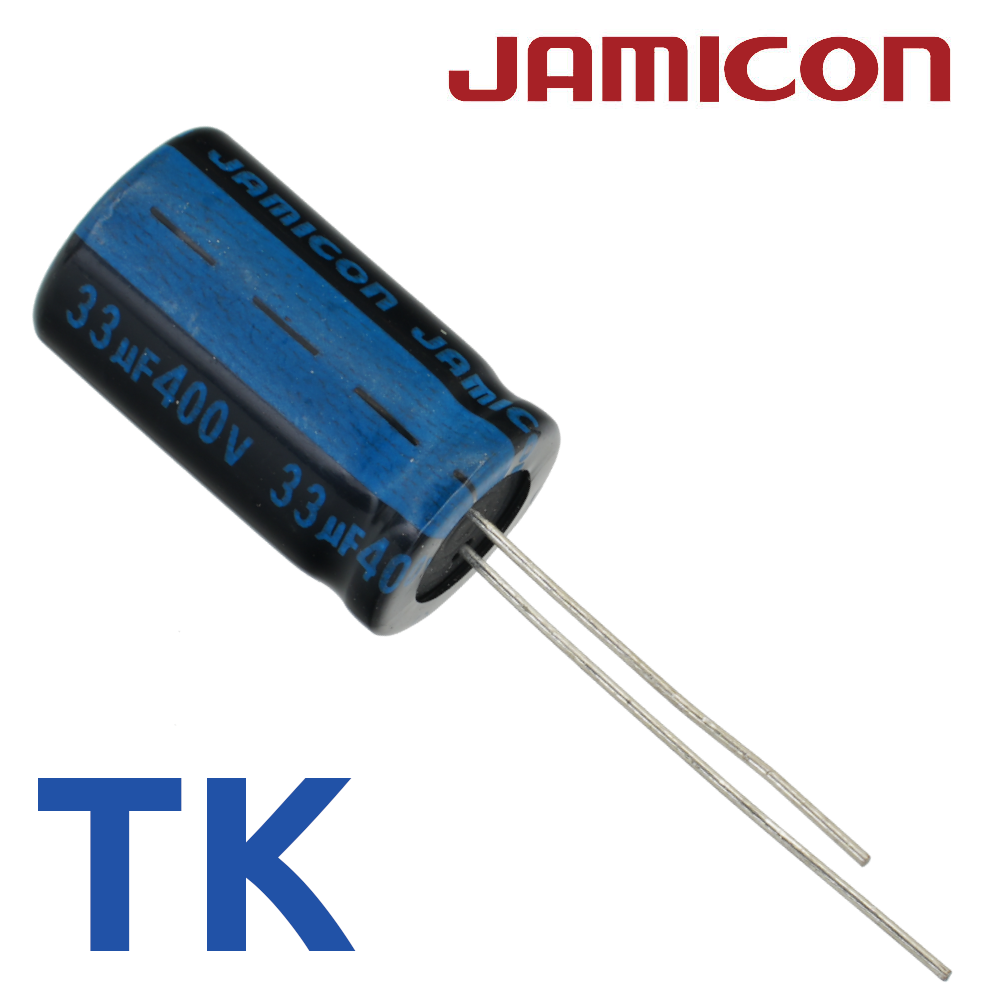33мкФ 400В (12,5x21) TKR-105C Конденсатор электролитический