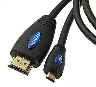 Micro-HDMI to HDMI 1.4v OFC 5m
