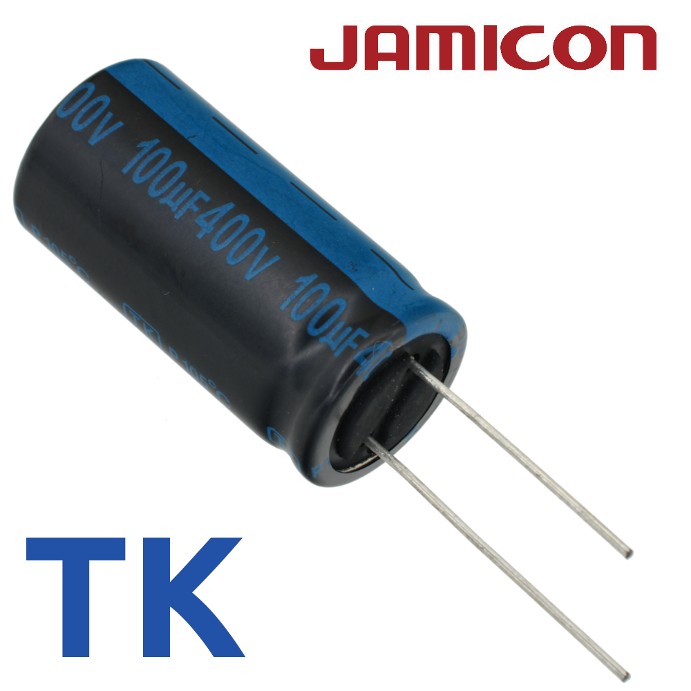 100мкФ 400В (18x35) TKR-105C Конденсатор электролитический