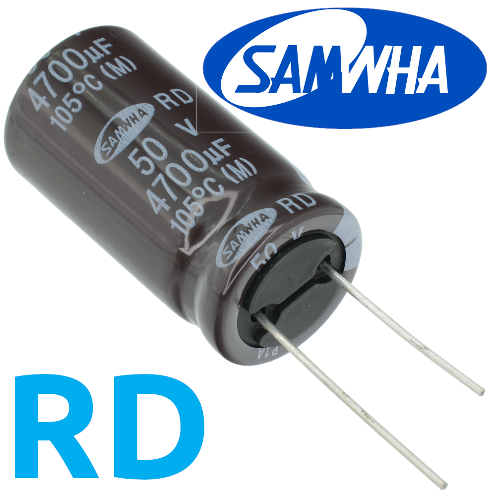 4700мкФ 50В (22x41) RD-105C Конденсатор электролитический