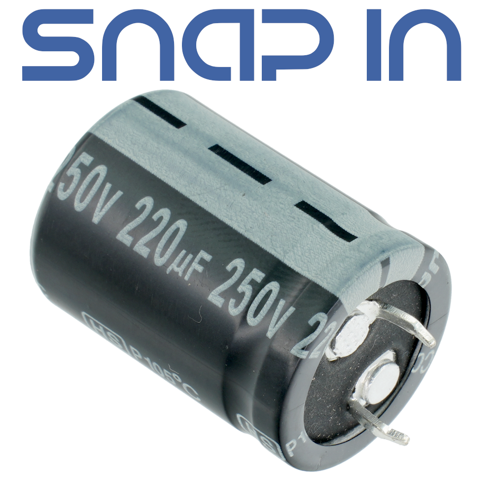 220мкФ 250В (22х30) HSW-105°C Электролитический конденсатор
