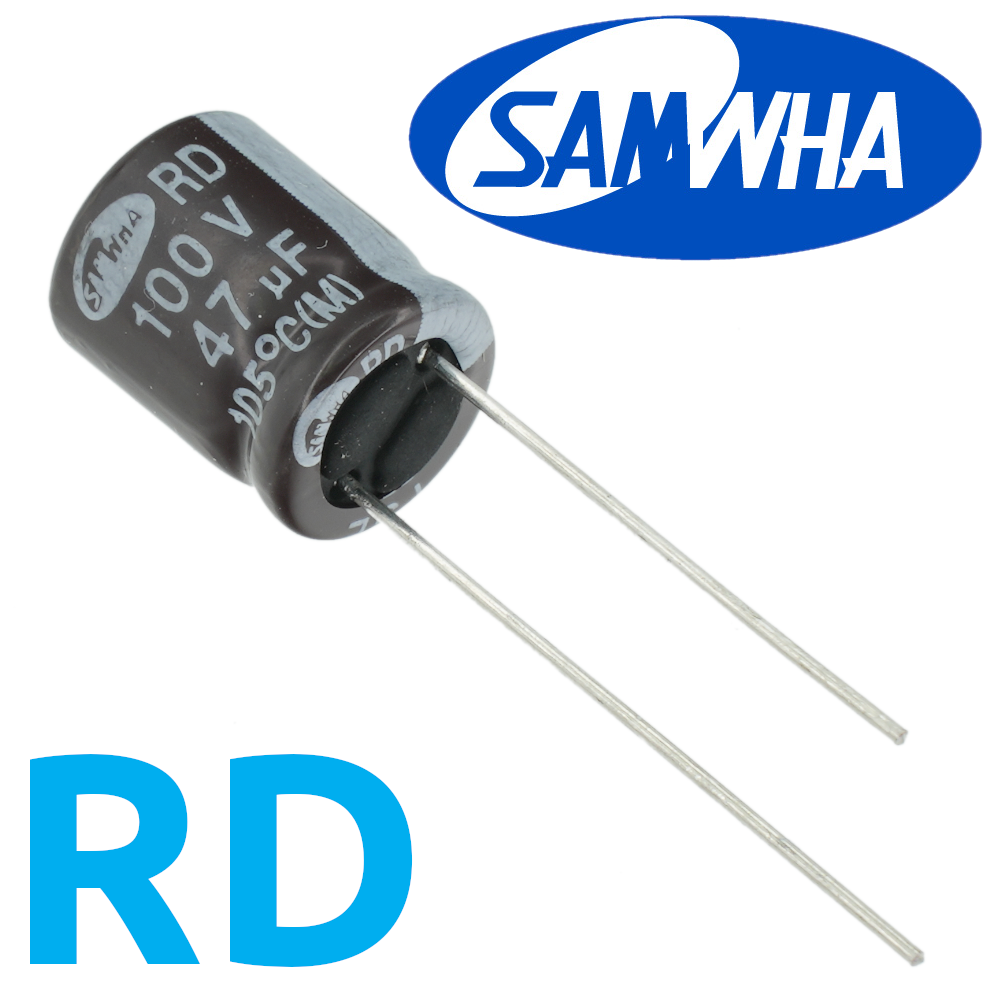 47мкФ 100В (10x12,5) RD-105C Конденсатор электролитический