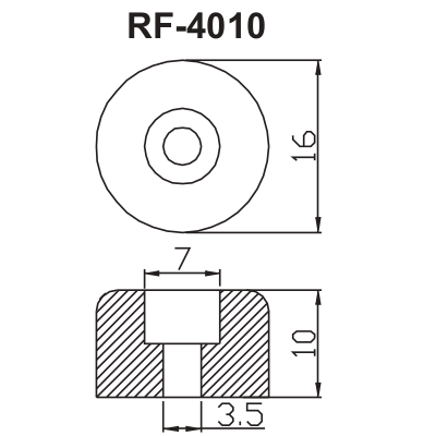 RF-4010 Ножка приборная