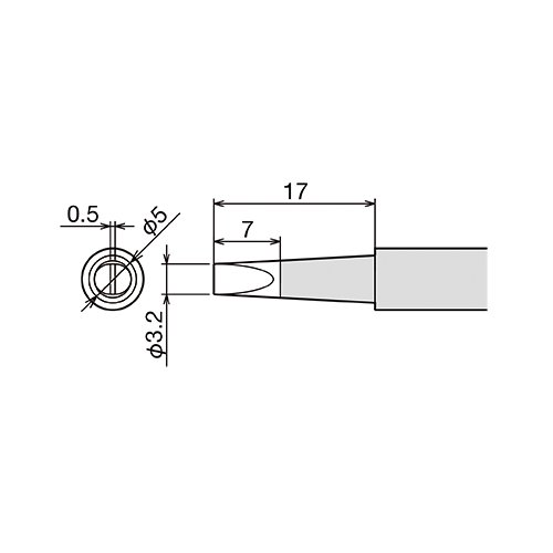 PX-60RT-3.2D жало (d6.5х26мм) GOOT