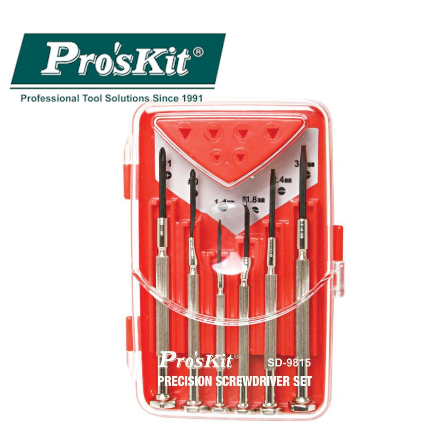 SD-9815 Pro'sKit Набор отверток часовых (6 шт.)