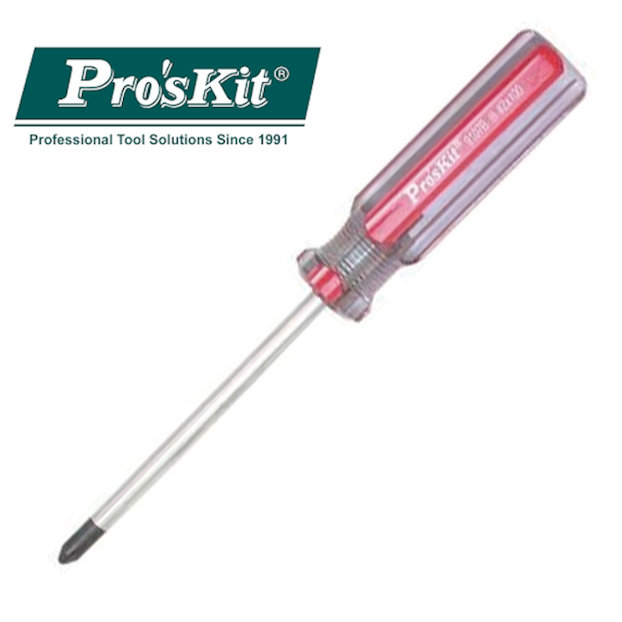 89107B Pro'sKit Отвертка LineColor (+ #2, 6х100мм, 190мм)