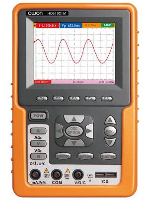 HDS1021M портативный цветной осциллограф 20 Мгц
