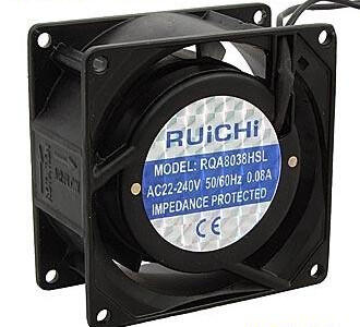 80х80х38мм 220 VAC вентилятор RQA8038HSL