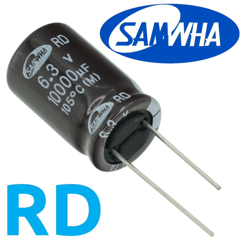 10000мкФ 6,3В (16x25) RD-105C Конденсатор электролитический